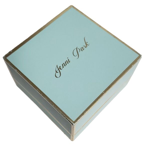 Jenni Park Swarovski Rose Gold Tone Finish 2 Row Crystal Hoop Earrings New Boxed - Picture 5 of 5